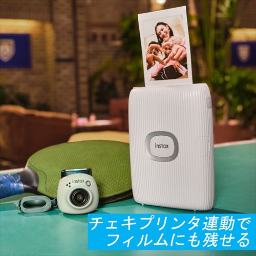 チェキ instax Pal マルチフォーマットカメラ ホワイト 【富士フイルム