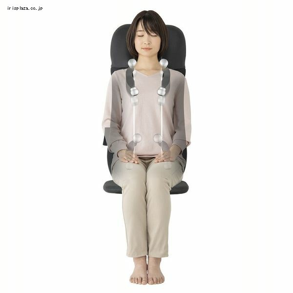 THRIVE マッサージシート マッサージャー ブラック MD-8673(BK