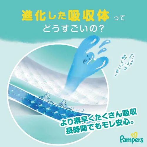 【68枚】パンパースさらさらケア スーパ−ジャンボ 新生児(5kgまで) ベビーおむつ おむつ テープタイプ_15