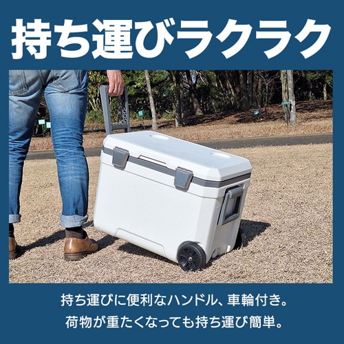 クーラーボックス 45L ハードタイプ IS-HCB45-WH ホワイト 7263518