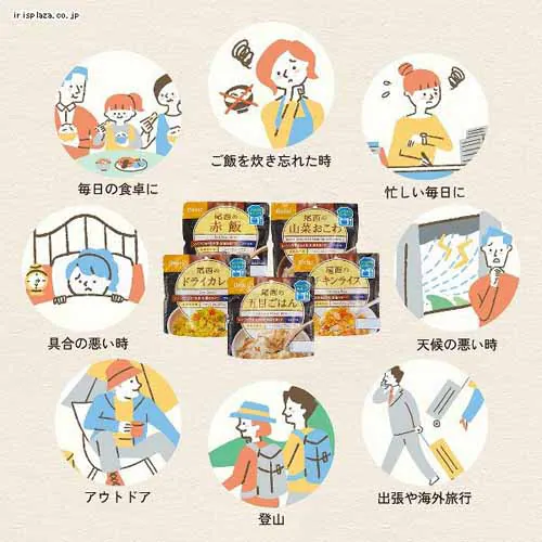 尾西食品 【10食セット】尾西のアルファ米 レンジ+シリーズ 五目ごはん_5