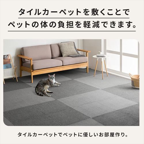10枚】消臭タイルカーペット 50×50 TKP-SS50 全5色 7263885F
