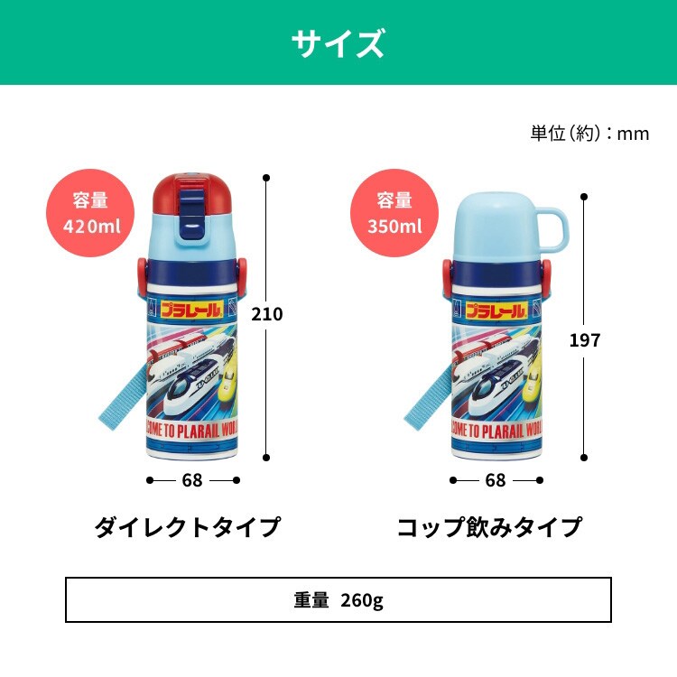 スケーター 超軽量2WAYダイレクトボトル SKDC3 くまのがっこう 7264465