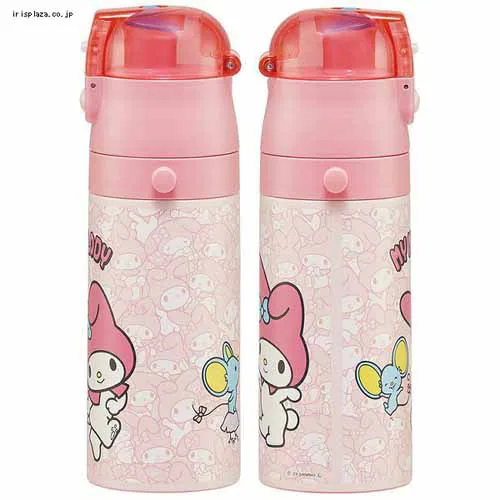 スケーター 超軽量2WAYダイレクトボトル 直飲み410ml コップ350ml SKDC3+替えパッキンセット P-SDC4-PS キティうしろうしろ【プラザセレクト】_19