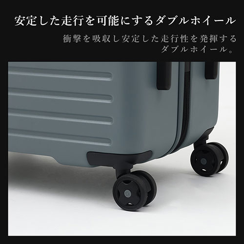 スーツケース 96L サムソナイト ダブルキャスター TSAロック STACKD