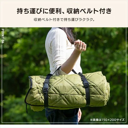 極厚レジャーシート 60×60 ベージュ【プラザセレクト】_7