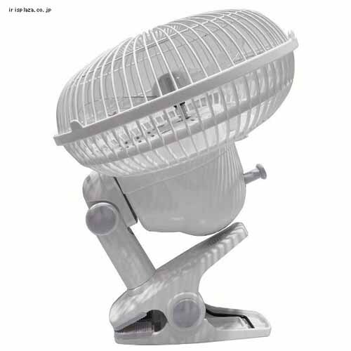 扇風機 クリップ式 左右首振り テクノス TEKNOS CI-183 ホワイト_2