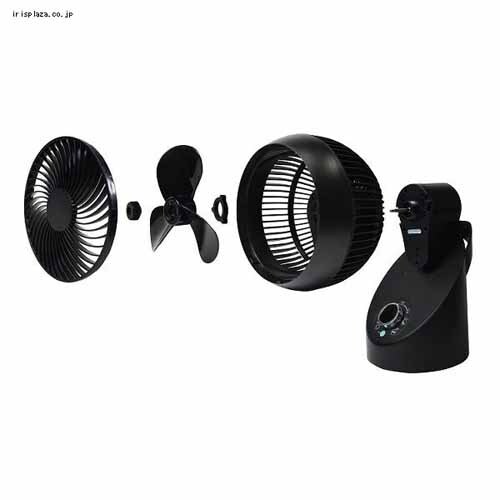 �T�[�L�����[�^�[ DC���[�^�[ �㉺���E��U�� �����R���t �e�N�m�X TEKNOS SAK-346KDC �u���b�N_2