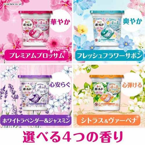 P&G 【4個セット】ボールドジェルボール4D つめかえ用 メガジャンボ