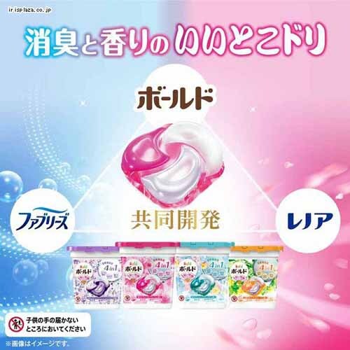 P&G 【4個セット】ボールドジェルボール4D つめかえ用 超メガジャンボ