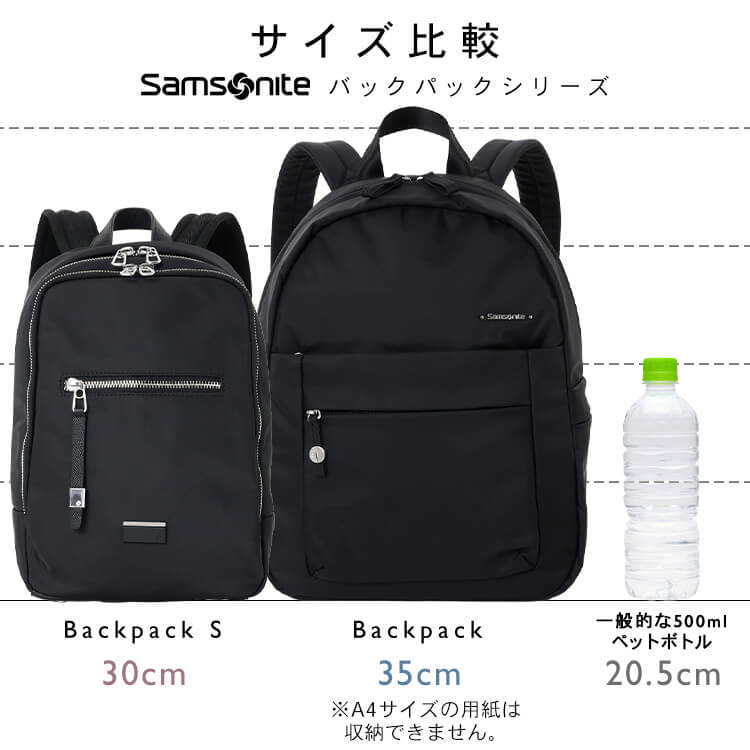 Samsonite BACKPACK S BLACK 144370-1041 【前払い不可】【代引き不可