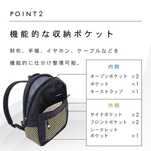 Samsonite BACKPACK BLACK 144723-1041 �y�v���U�Z���N�g�z_6