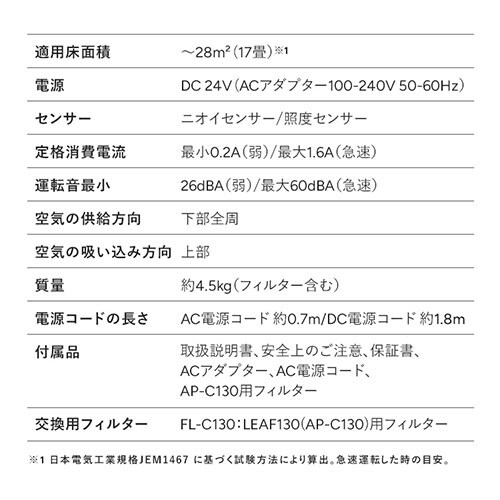 cado ��C����@�i17��j LEAF130 �N�[���O���[�y�v���U�Z���N�g�z_10