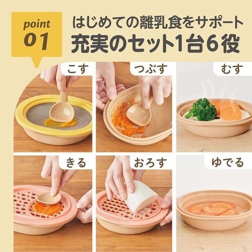 ママごはんつくって 離乳食作りから長〜く使える調理セット KJ430364 _3