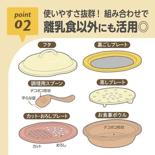 ママごはんつくって 離乳食作りから長〜く使える調理セット KJ430364 _4