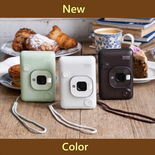 �x�m�t�B���� �n�C�u���b�h�C���X�^���g�J���� �`�F�L instax mini LiPlay 16835134 �~�X�e�B�[�z���C�g�y���������s�z_8