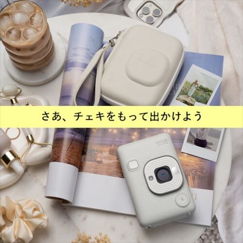 �x�m�t�B���� �n�C�u���b�h�C���X�^���g�J���� �`�F�L instax mini LiPlay 16835134 �~�X�e�B�[�z���C�g�y���������s�z_10