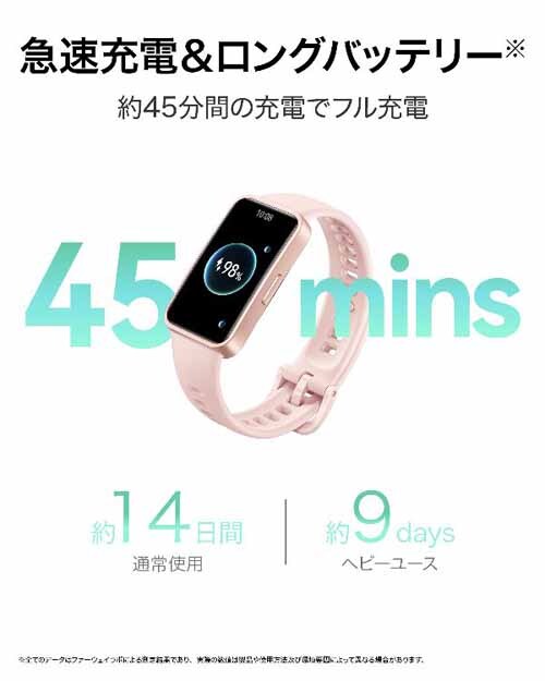 Huawei Band 9 KIMI-B19-BK �X�^�[���[�u���b�N_7