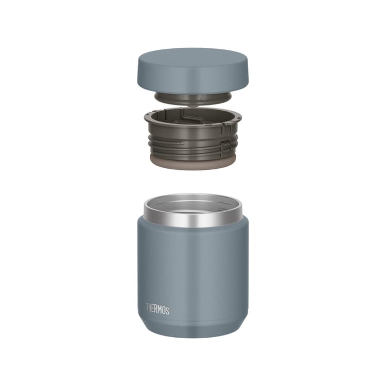 THERMOS 真空断熱スープジャー JED-400 グレーグリーンサーモス