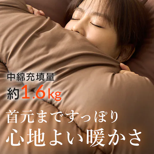 洗える掛布団 グレー【プラザセレクト】_5