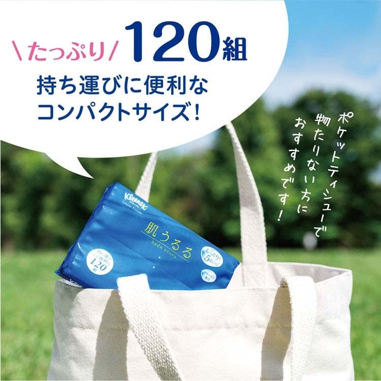 クリネックス ティッシュ ローション 保湿 肌うるる ソフトパック 120