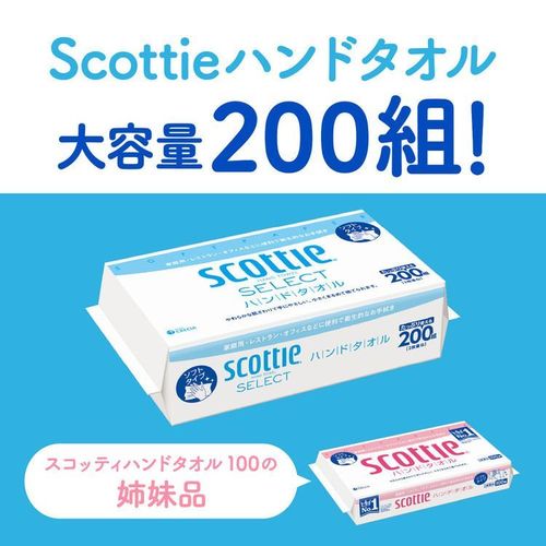 10個セット】スコッティ セレクト ハンドタオル 200組(400枚)×3