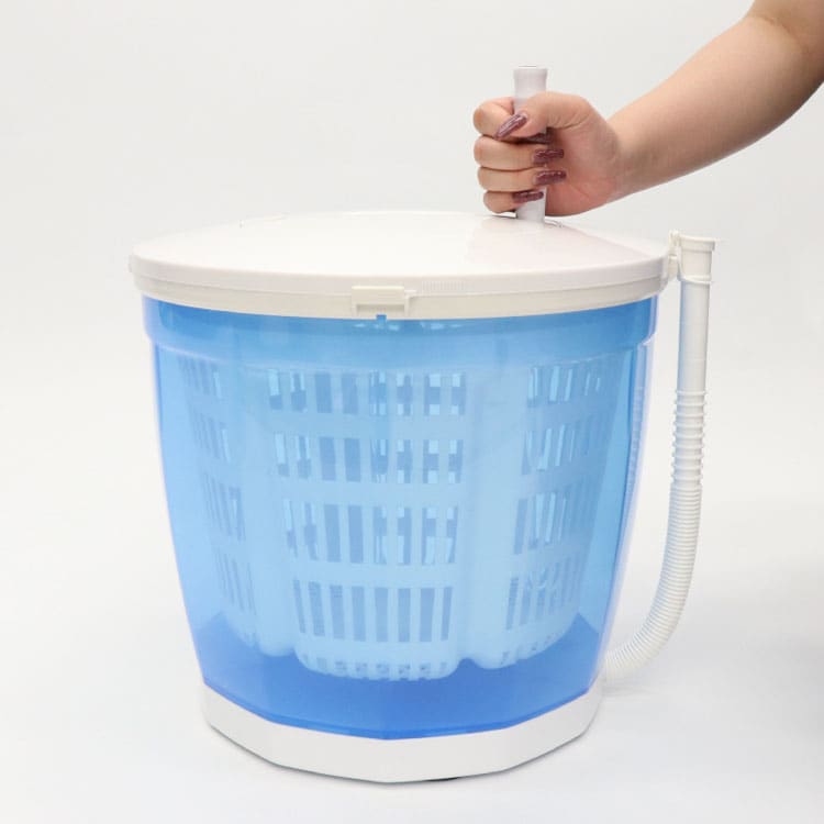 手動洗濯機 パーソナル洗濯機 防災 手まわし洗濯機 HED-5666 【プラザ