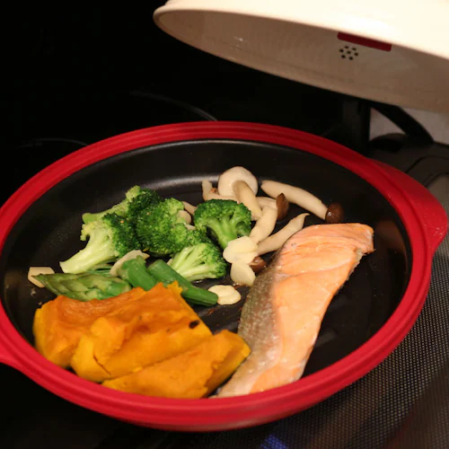 電子レンジ調理器 時短調理 電子レンジ らくらくクック RRK-MS 【プラザセレクト】_10