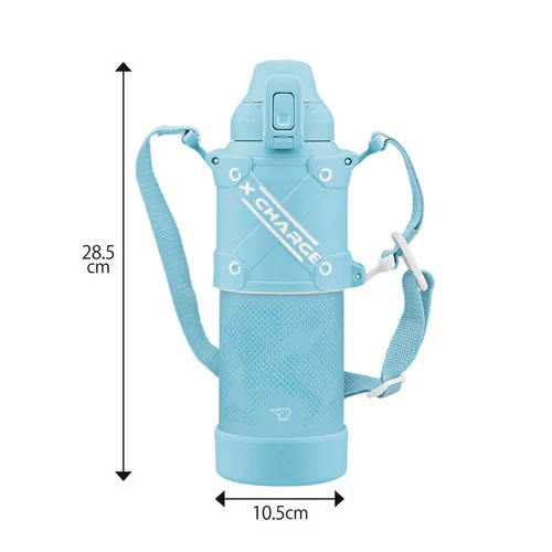 水筒 1000ml 象印 スポーツボトル SD-HB10 シームレスせん 大容量 こども 熱中症対策 ライムブルー【プラザセレクト】_12