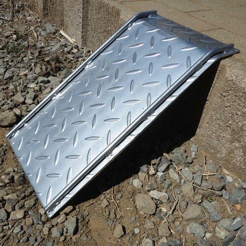 アルミスロープ 78-0205-70 905x835x1250mm/300Kg スロープ(ｱﾙﾐ製) EA520MZ-17 【AXEL