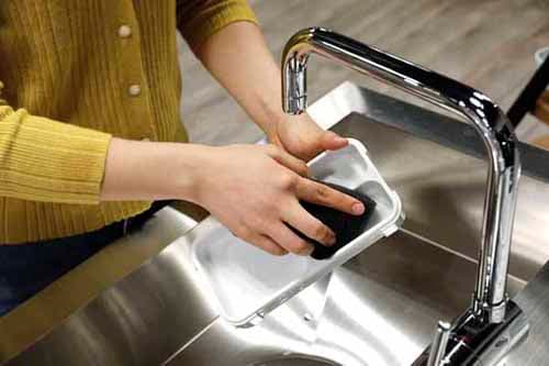 弁当箱 薄型 1段 400ml シービージャパン フードマン スリム 汁漏れ防止 抗菌 食洗機対応 ライトグレー【プラザセレクト】_9