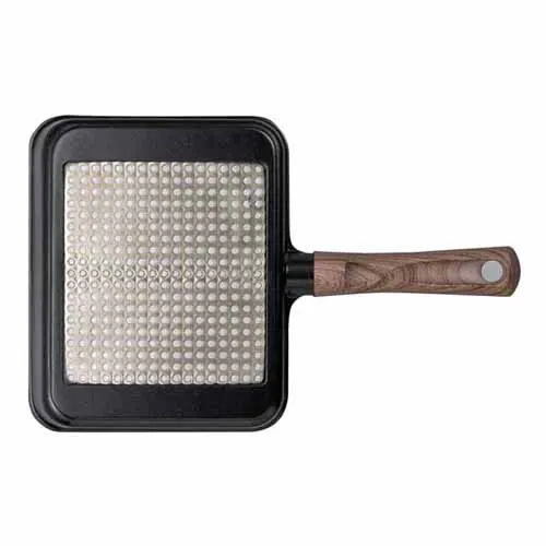 フライパン 卵焼き器 エッグパン 仕切り ダブル焼き ガス・IH対応 ブラック【プラザセレクト】_14