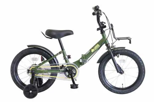 PELTECH LOGOS(ロゴス)16型折り畳み幼児自転車 (補助輪&一本スタンドセット付) LG-16FD-BE マットベージュ【時間指定不可】【代引き不可】_4