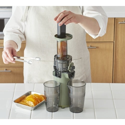 ラドンナ ミニスロージューサー NR-K-BD4-GR グリーン【プラザセレクト