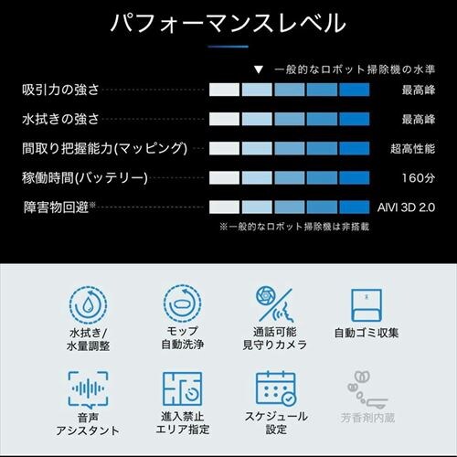 ���{�b�g�|���@ ���|�����{�b�g ���@�� �G�R�o�b�N�X ECOVACS ���{�b�g�|���@ DEEBOT X2 OMNI �u���b�N�~�V���o�[ DEX86_5