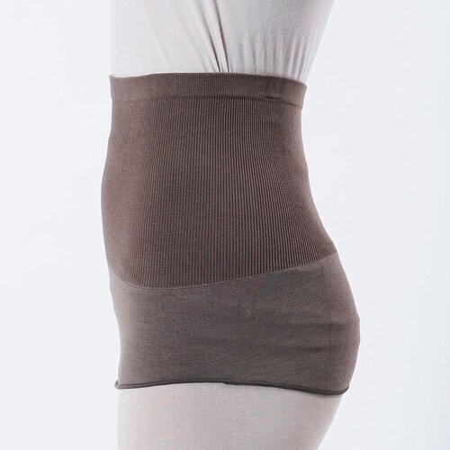 Fukuske 満足 美温活 はらまき心地 腹巻 無地 リブ 吸湿発熱 37-4001G90 ブラック【プラザセレクト】_4