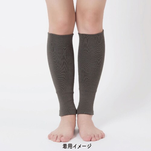 Fukuske スタイリング満足 美温活 湯たんぽ心地 ロングウォーマー 無地 レッグウォーマー32cm レッグ部内側発熱糸使用 フリーサイズ 4245-84M220 ブラウン【プラザセレクト】_7