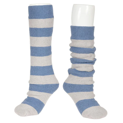 Fukuske スタイリング満足 美温活 おふとん心地 ルームソックス 靴下 ボーダー柄 60cm 防寒対策 22-25cm 4245-88M120 Dレッド【プラザセレクト】_6