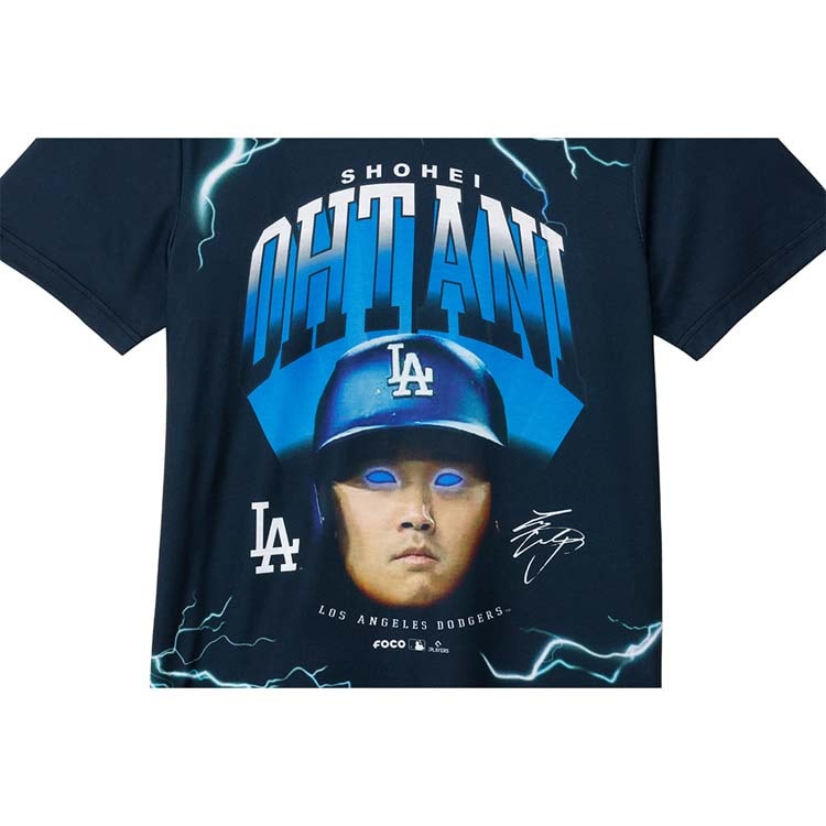 正規品】大谷翔平プリントTシャツ S LIGHTING SUBLIMATED Majestic