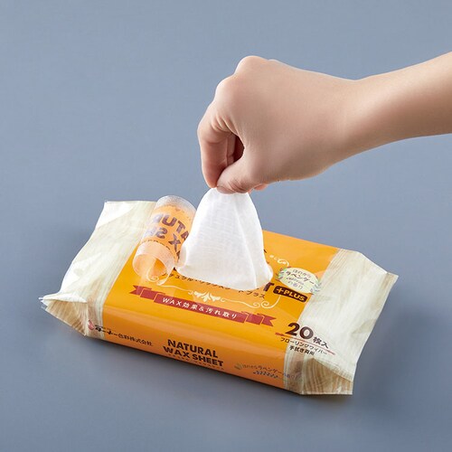 【3個セット】ターナー ナチュラルワックスシート プラス 20枚入×3P 65081000 【プラザセレクト】_3