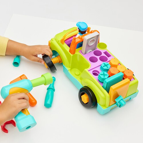 DADWAY 工具がいっぱい!組立できるDIYトラック TYHOL6109 _7