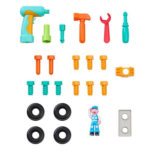 DADWAY 工具がいっぱい!組立できるDIYトラック TYHOL6109 _9