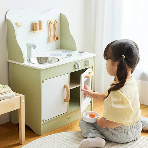 DADWAY おままごとキッチン/フォレストグリーン TYPR44048N 【プラザセレクト】_4