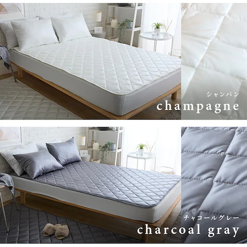 シルクタッチ敷パッド S グレー【プラザセレクト】_12