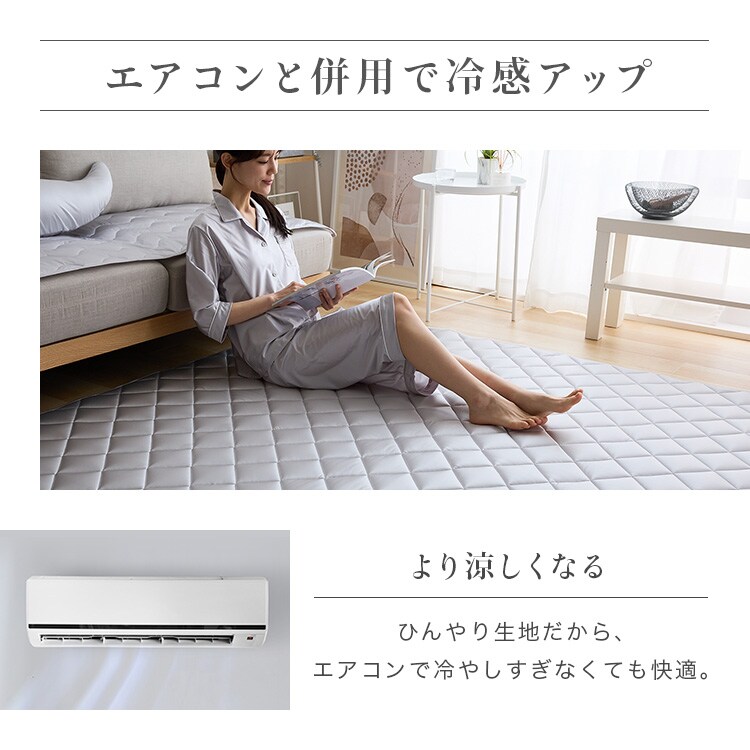 シルクタッチラグ 130×185cm チャコールグレー 7274399 │アイリス