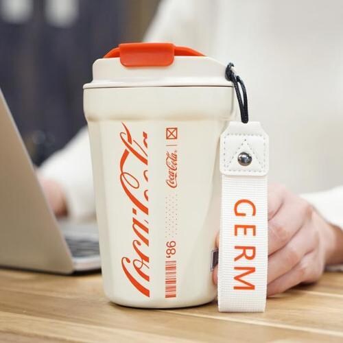 コカ・コーラ タンブラー 390ml ストラップ付 黒【プラザセレクト】_9