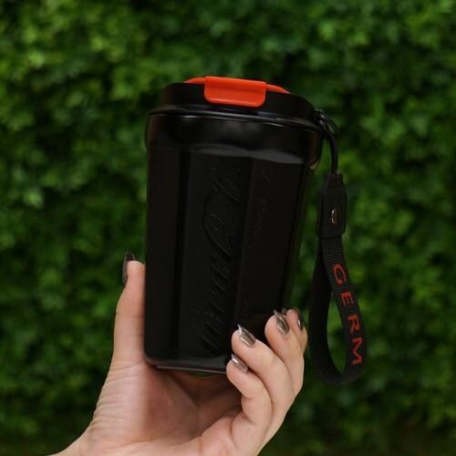 コカ・コーラ タンブラー 390ml ストラップ付 黒【プラザセレクト】_16