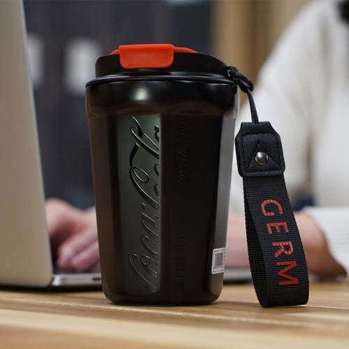 コカ・コーラ タンブラー 390ml ストラップ付 黒【プラザセレクト】_17