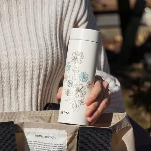 GERM クローバー マグボトル 300ml 白【プラザセレクト】_18