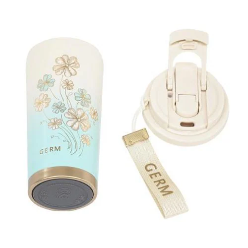 GERM クローバー タンブラー 500ml ストラップ付 白【プラザセレクト】_13